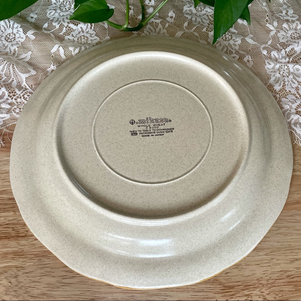 Mikasa 12” Chop Plate / Round Platter Whole Wheat - Picture 3 of 6